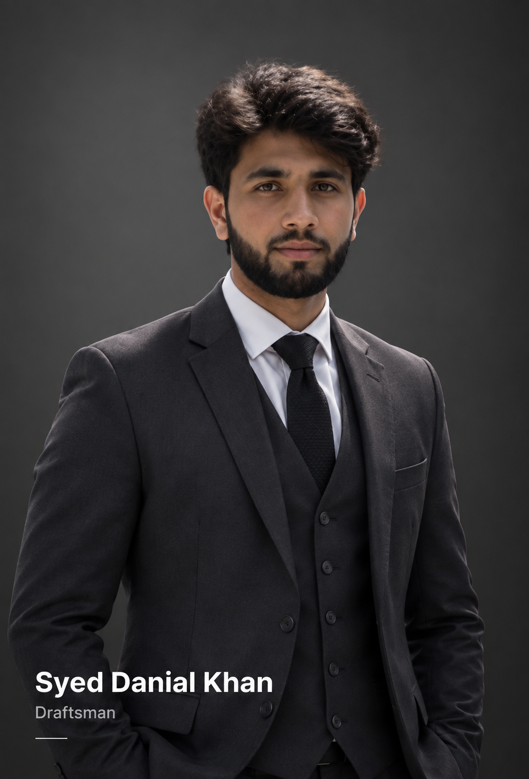 Syed Danial Khan, Draftsman at AK Architects